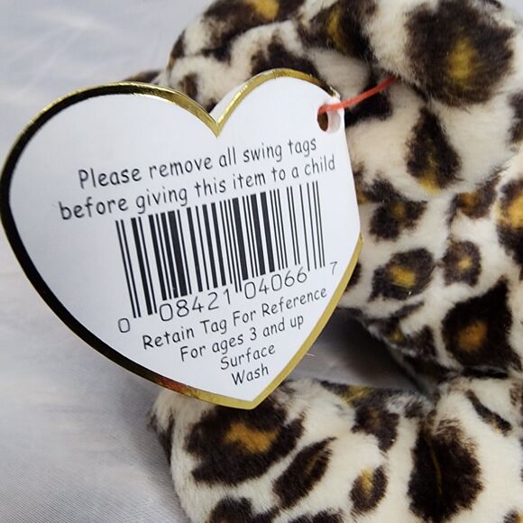 Ty Beanie Babies Freckles the Spotted Leopard Plush Toy - 4066 - Picture 7 of 9